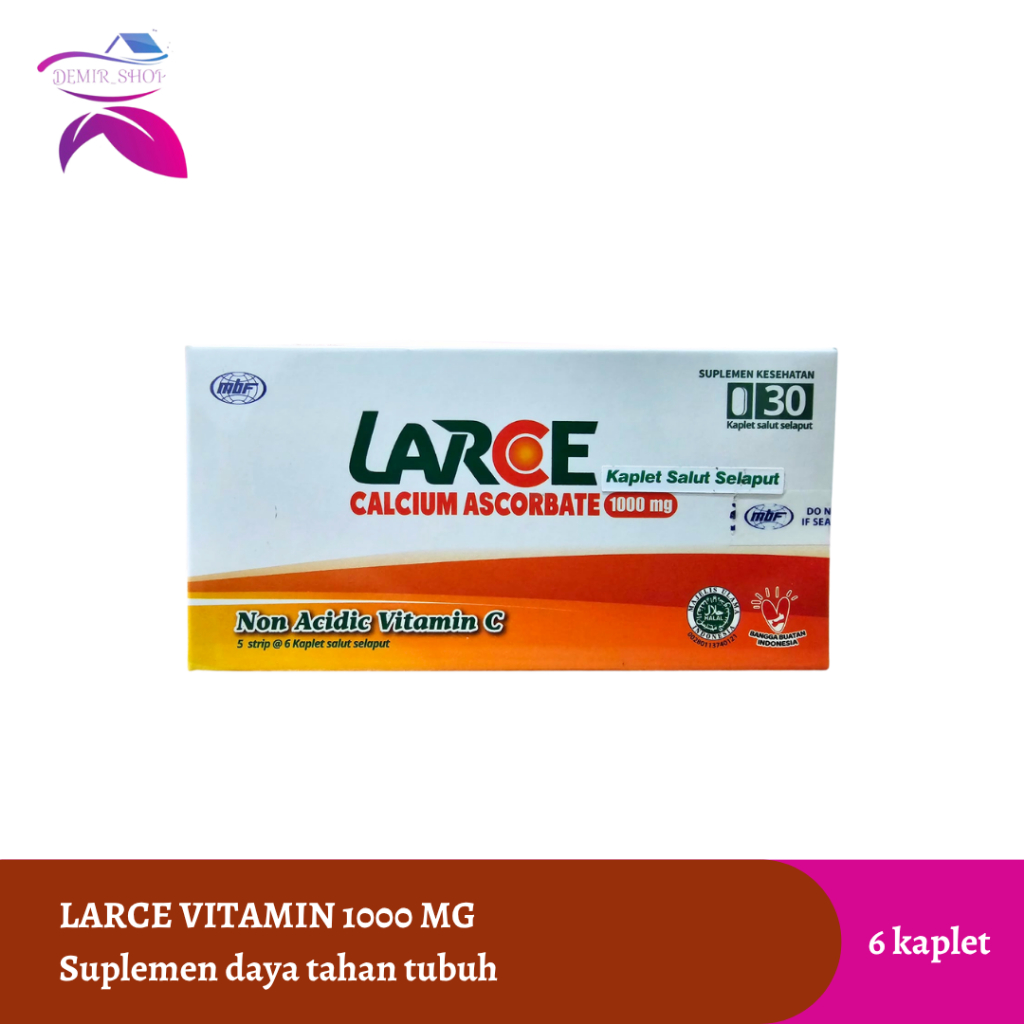 Larce Vitamin C 1000 mg Strip 6 Kaplet