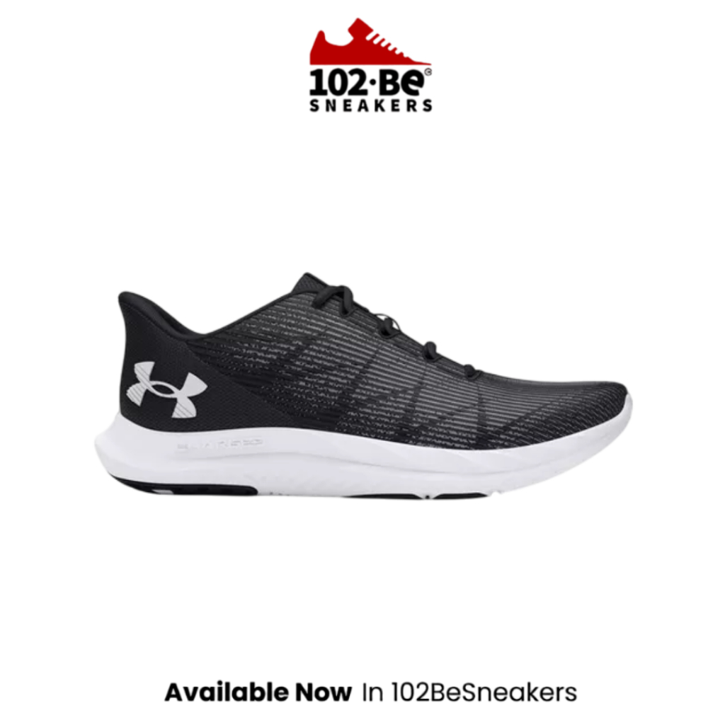Sepatu Running UA Men's Charged Speed Swift Black White