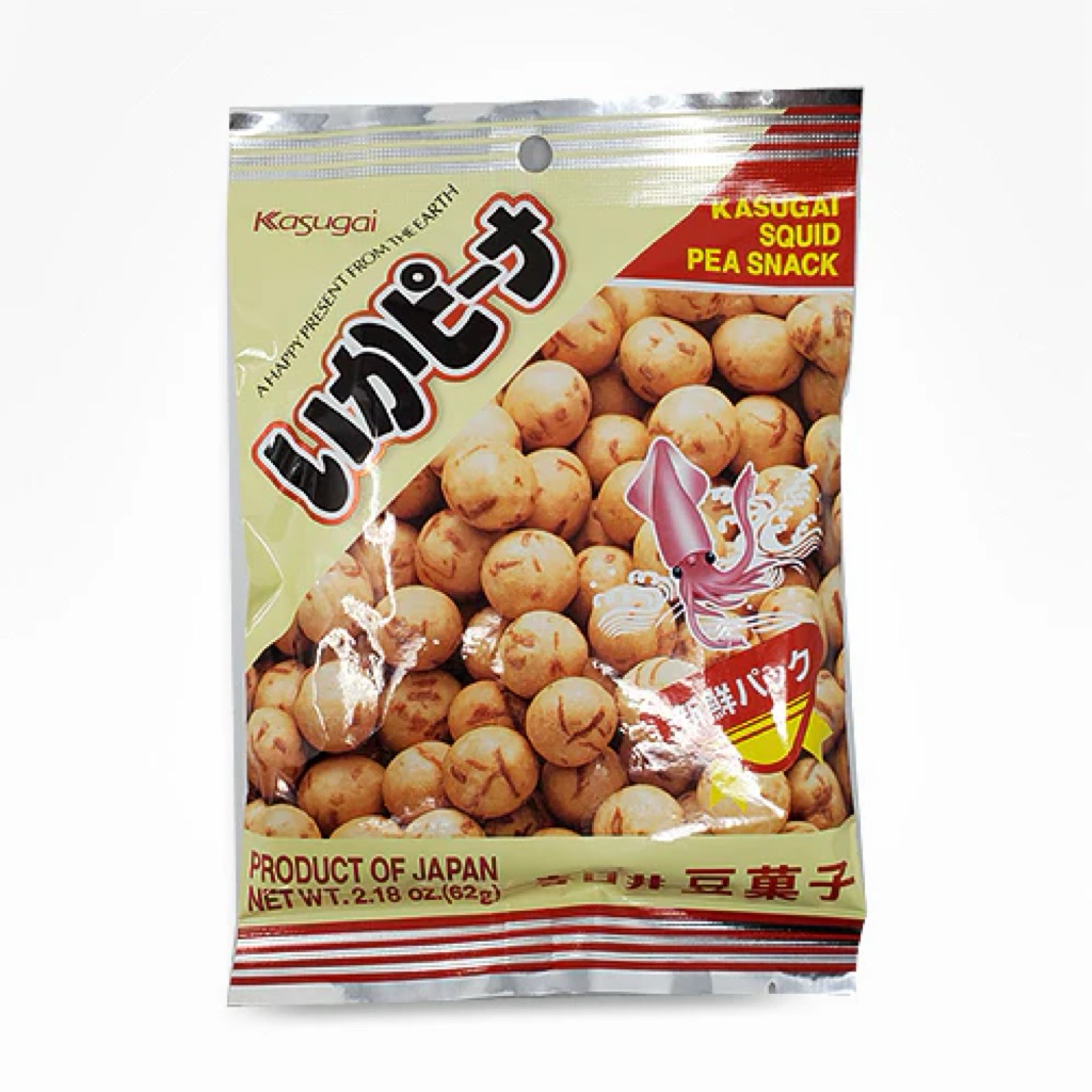

Kasugai Squid Pea Snack / Kacang Panggang Lapis Tepung Cumi 62g