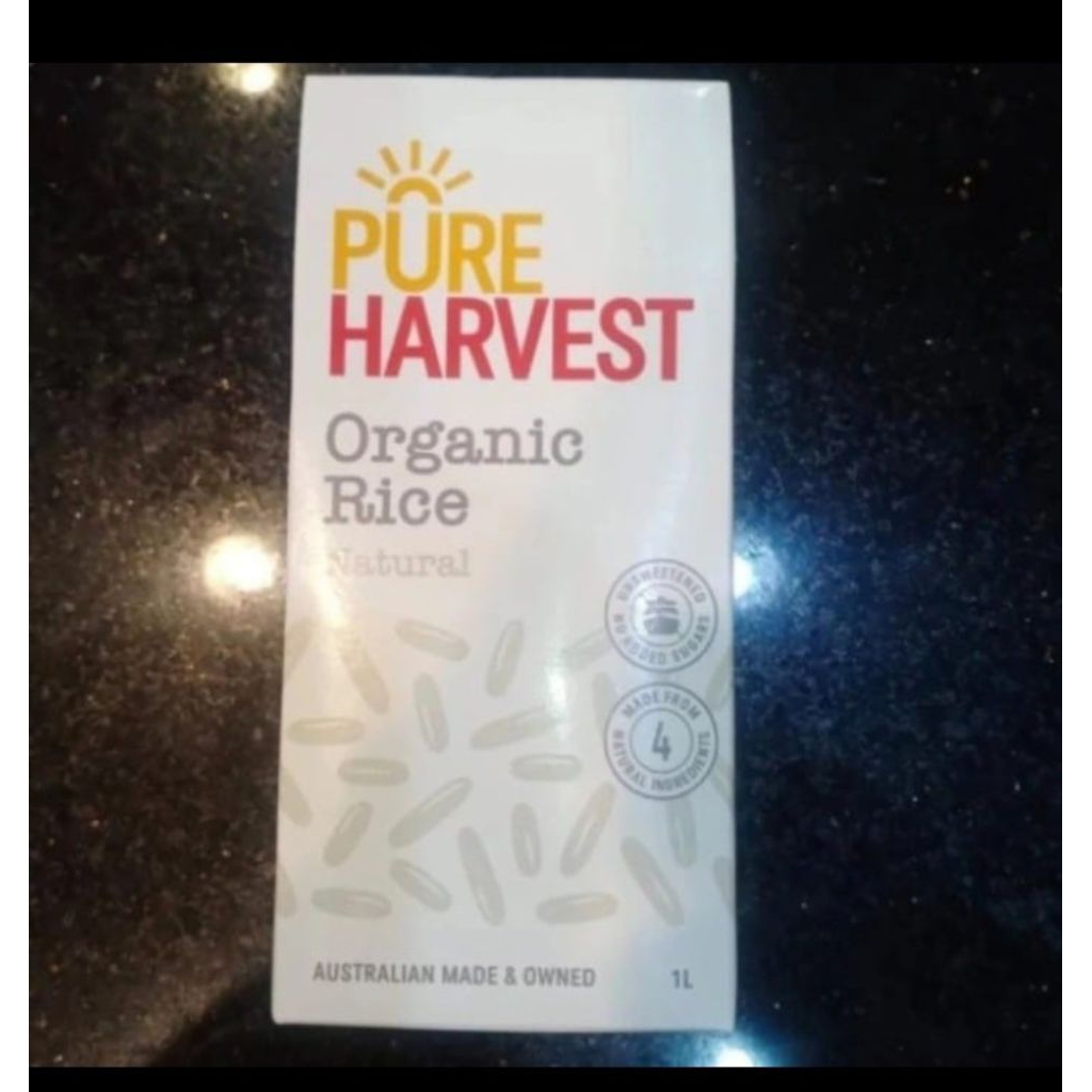 

pure harvest organic rice milk 1 liter