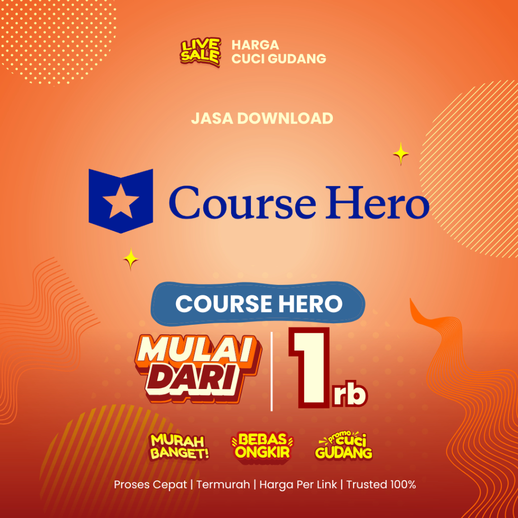 Jasa Download Unlock Coursehero Course Hero Premium