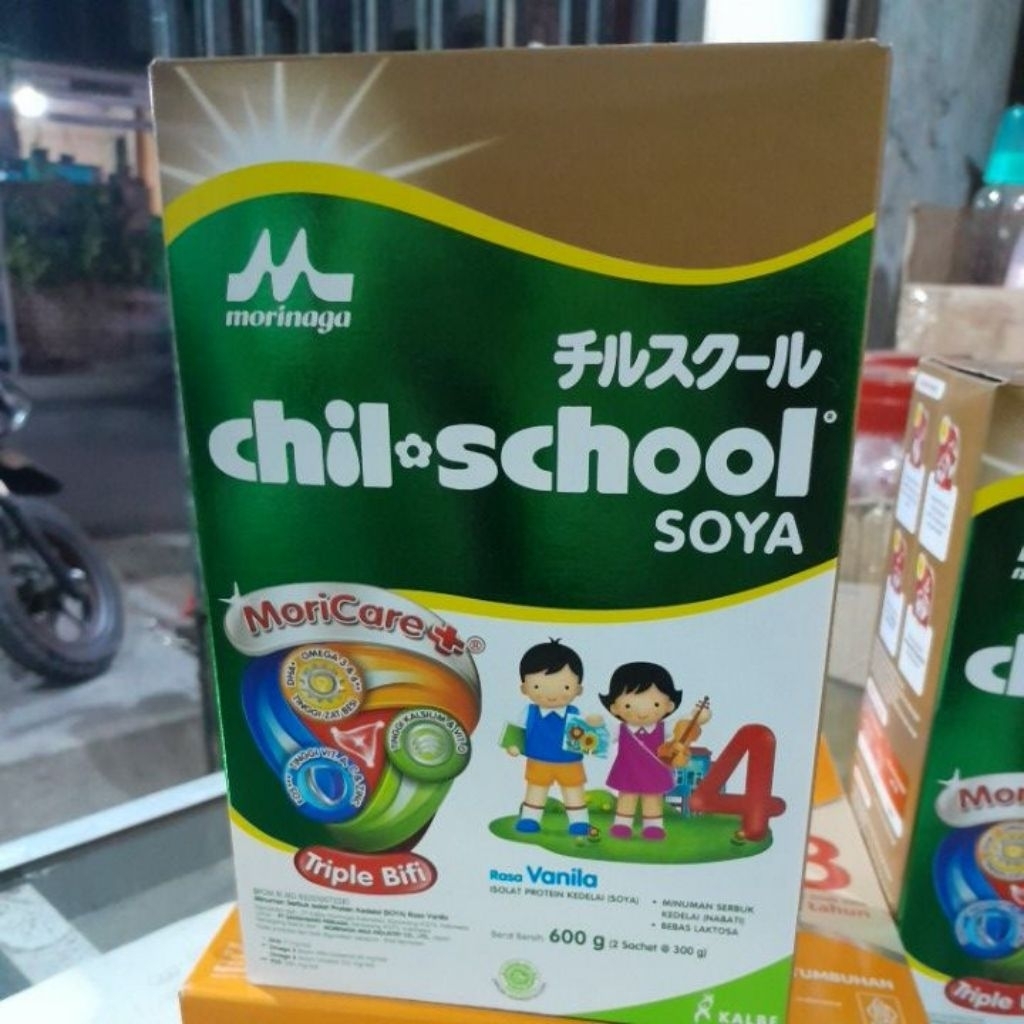 

Chil°School soya vanila 600gram(2sachet @300gram)