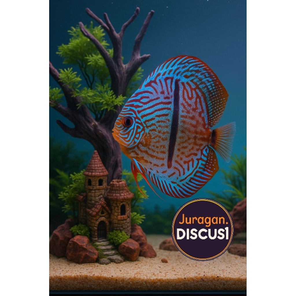 Kadung Tresno Hiasan Aquarium Aquascape Heckel Discus