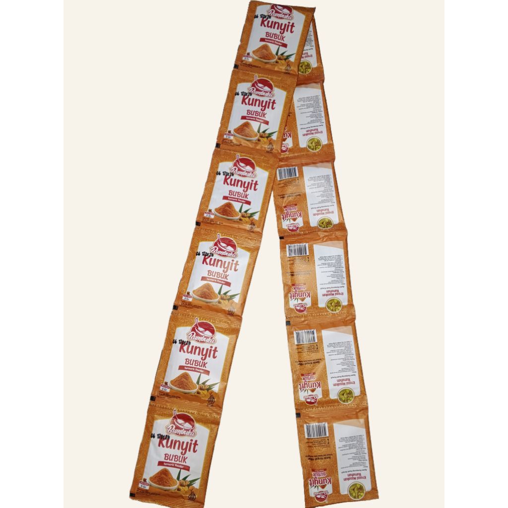 

Bumbu bubuk renceng - Bumbuku Kunyit bubuk / Turmerice Powder / Bumbuku / bumbu dapur