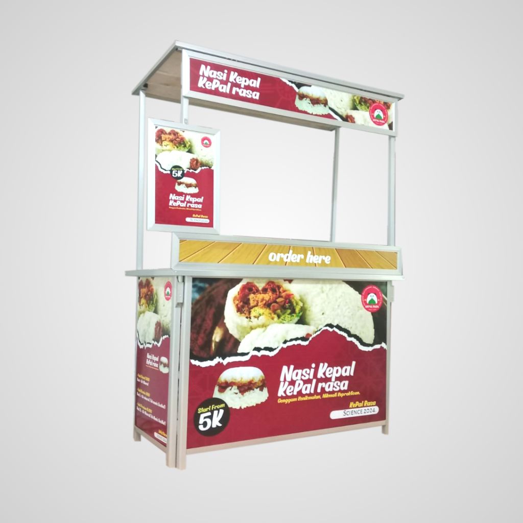 Booth Portable | Gerobak Lipat - Alumunium ( + Gambar )