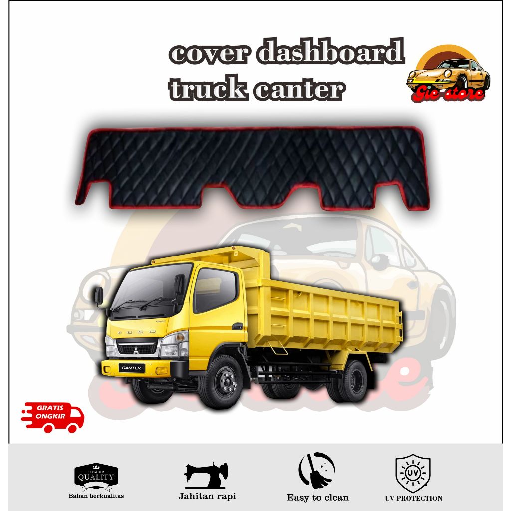 Cover Dashboard Truck CANTER Mitsubishi HDX HDV Pelindung Aksesoris Interior