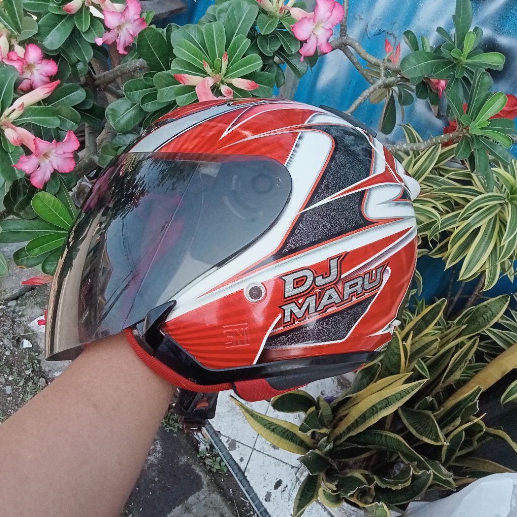Helm KYT DJ maru spesial edition second original