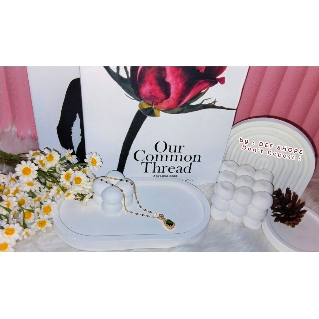 TITANIUM Kalung wanita Mutiara Hijau