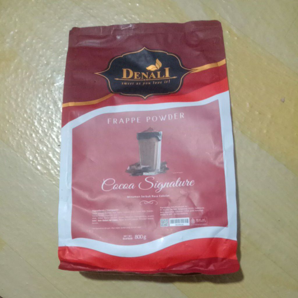 

Denali Cocoa Signature 800 Gram Bubuk Minuman Rasa Coklat
