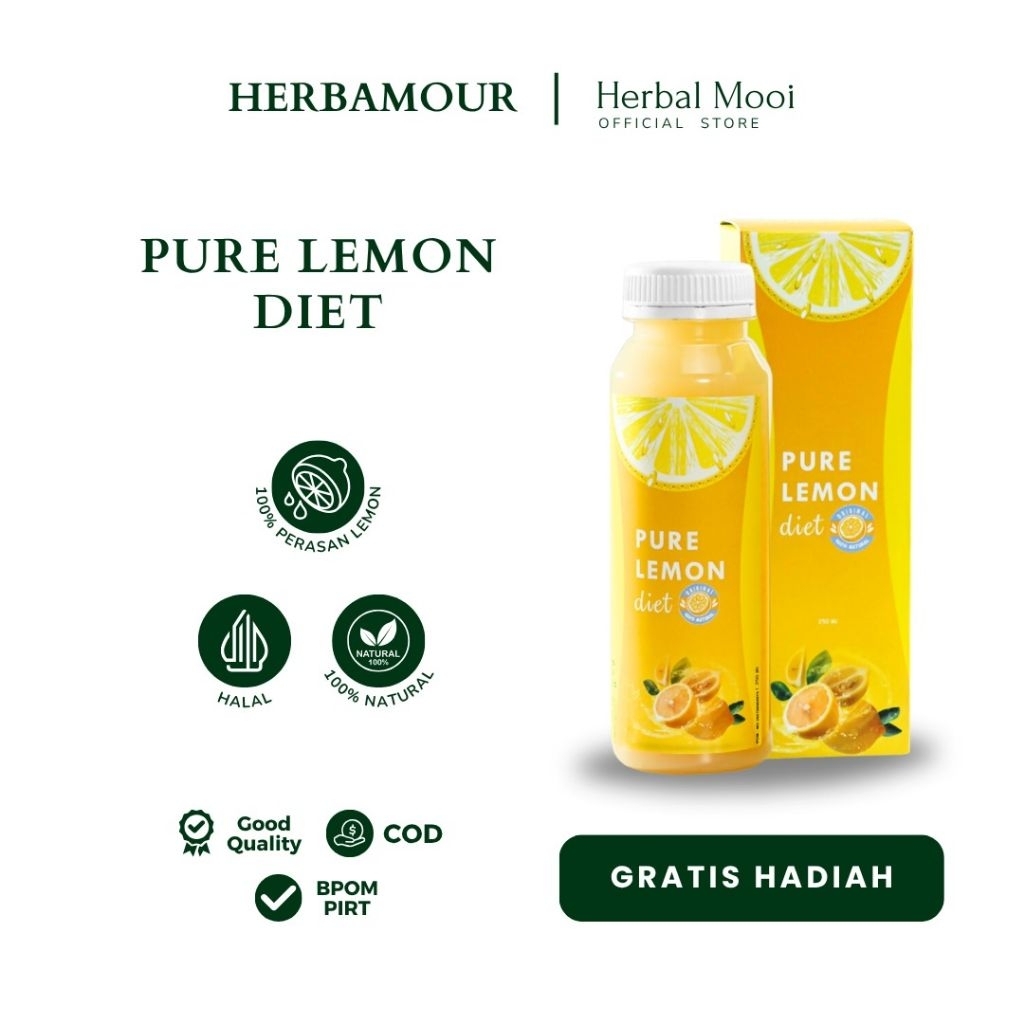 

Cahayadstore Pure Lemon Diet Herbamour Sari Buah Lemon Mengontrol Berat Badan Dan Mengurangi Nafsu