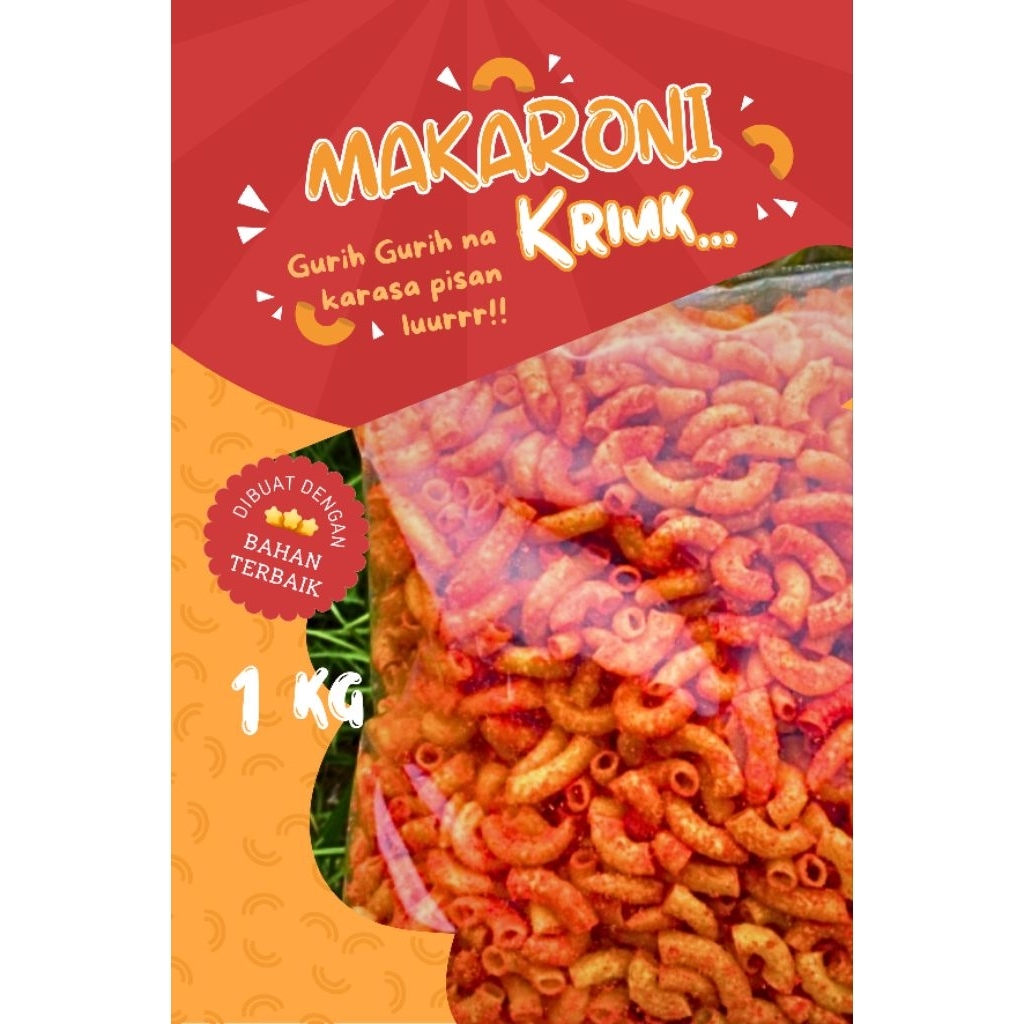 

1KG MAKARONI Pedas Daun Jeruk Original Mix Murah 30rb Sultan Cianjur Ngeri Melihat ini Coy Bisa COD!