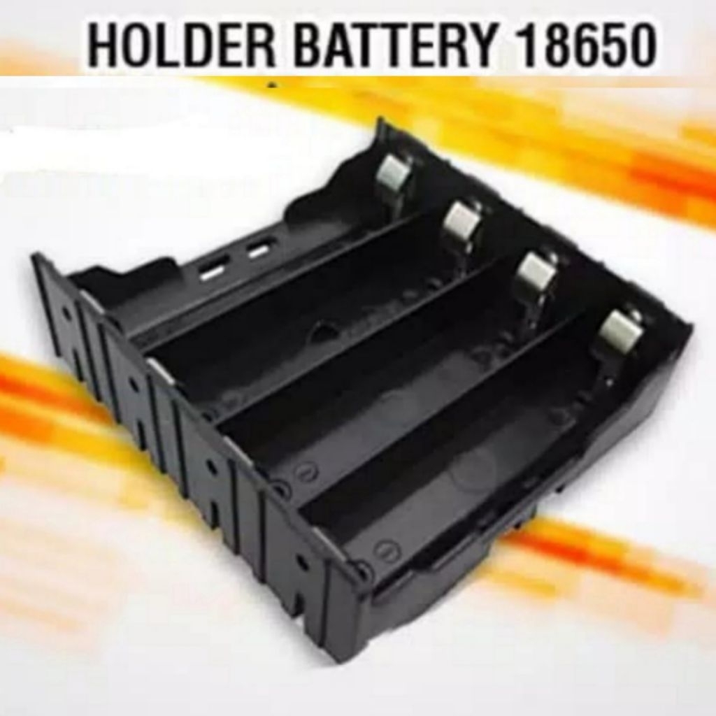 Holder Paralel 18650 Plat Lempengan Kotak Baterai