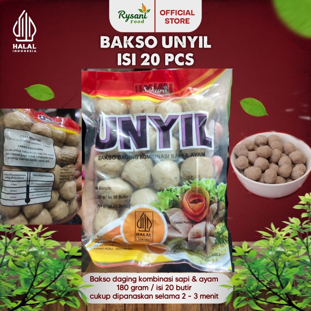 

BASO DAGING KOMBINASI DAGING SAPI DAN AYAM ISI 20 BASO UNYIL