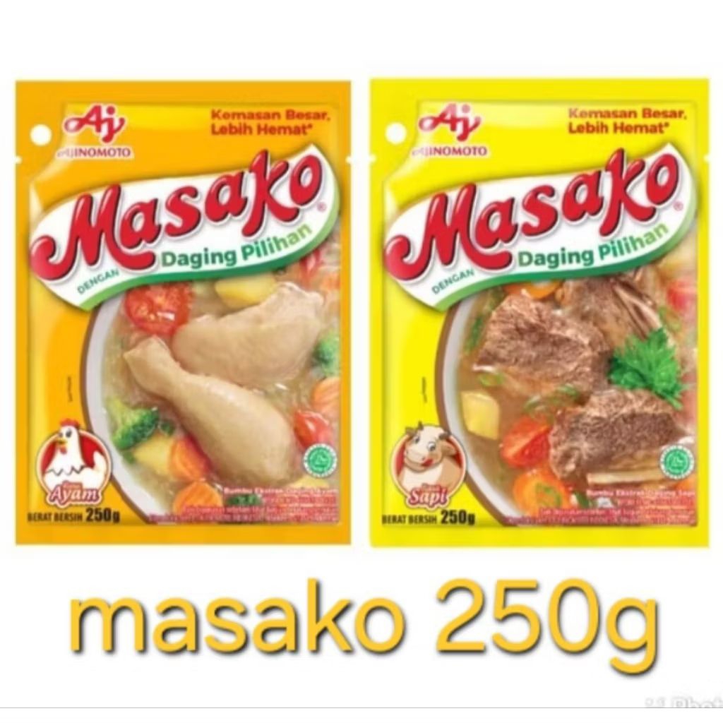 

masako ayam 250gr/masako sapi250gr/Masako Kaldu Special 250 Gr