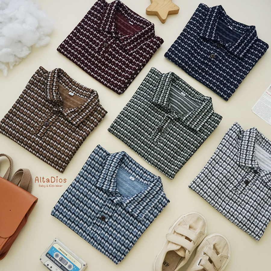 [Altadiosbaby] Kado CLAYTON Polo Knit Shirt | Baju Polo Anak Laki-laki | Kemeja Polo Anak | Baju Ker