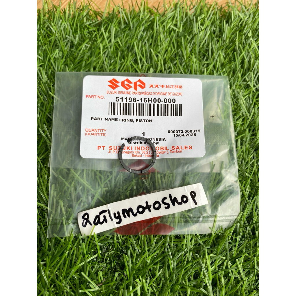 Ring Fiber Ring Piston Fork Suling As Shock Depan Satria Fu Injeksi Ori SGP