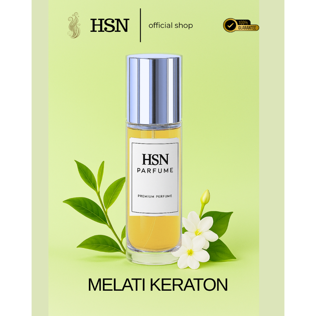 HSN PARFUME - Melati Keraton Parfum Aroma Melati 30 ML Aroma Tahan Lama