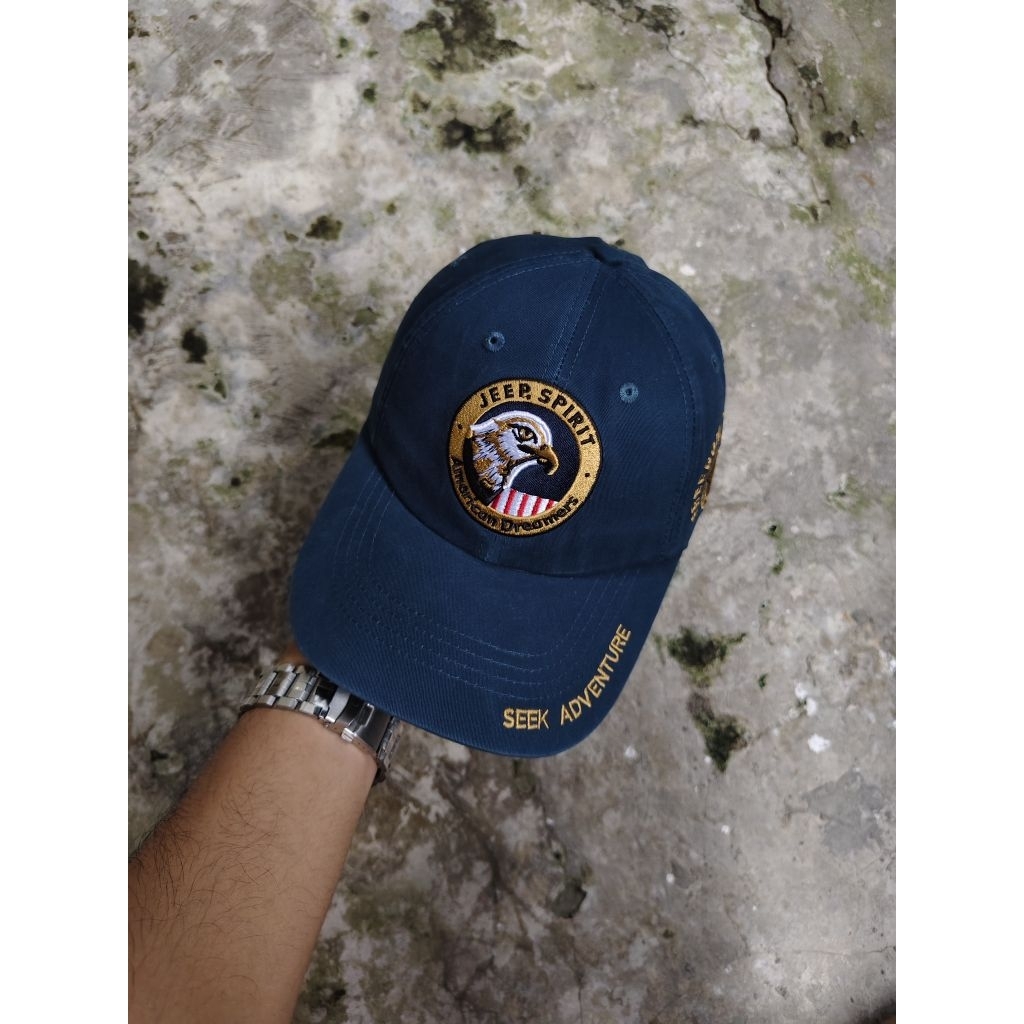 Topi Jeep spirit American dreamers adventure