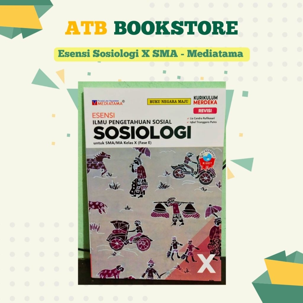 Buku ESENSI IPS Sosiologi Kelas 10, 11, 12 SMA/MA Kurikulum Merdeka - Mediatama