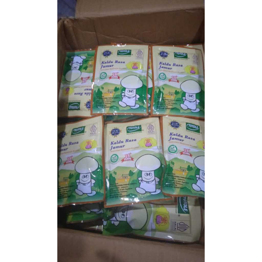 

TOTOLE Kaldu Jamur Penyedap Rasa Vegan Mushroom HALAL Vegetarian 40 gr | 80 gr