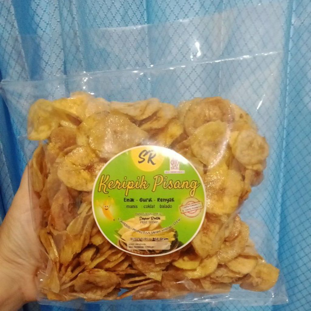 

[Alx] Keripik pisang Manis/Coklat/Balado 1/4 kg (250grm)