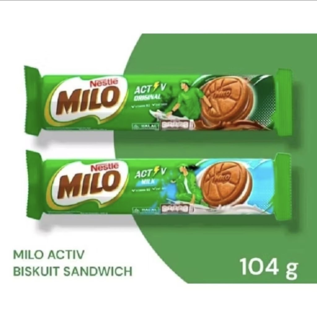 

Milo Biscuit Activ Milk 104gr
