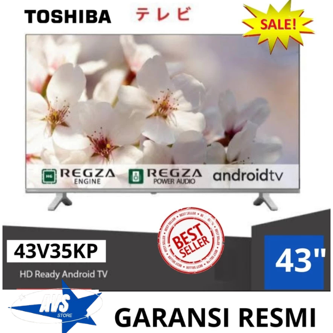 TOSHIBA LED ANDROID TV 43 INCH 43V35KP