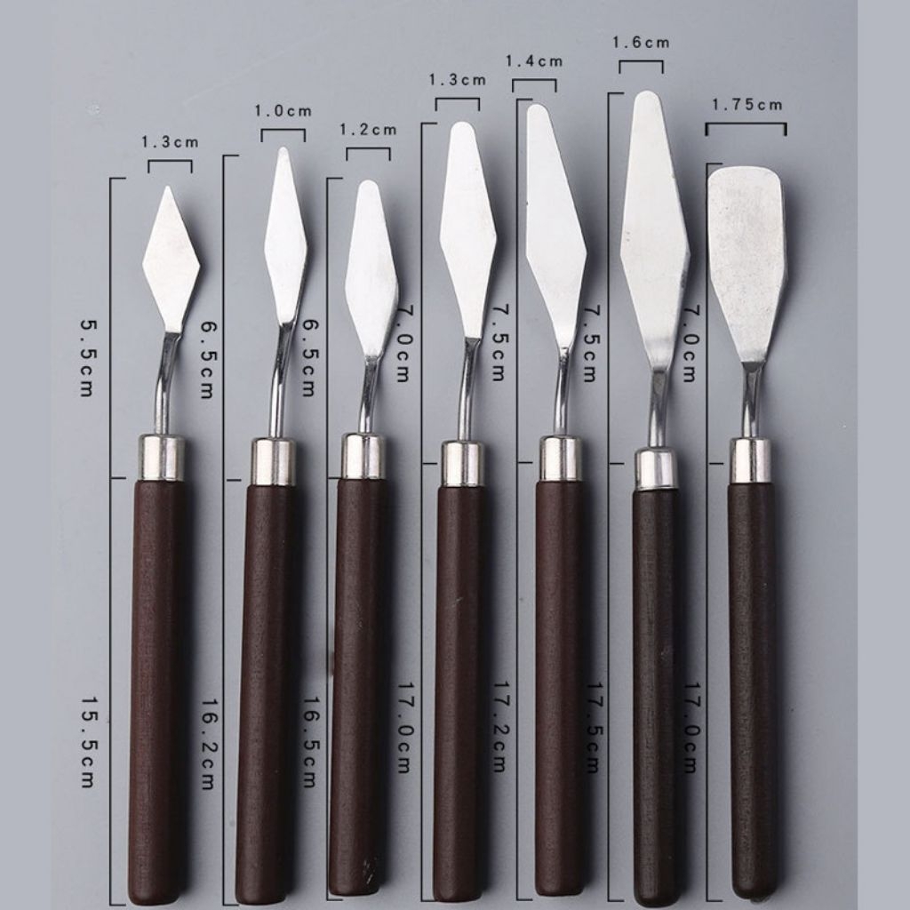 

pisau palet lukis knife set, bisa ecer hemat lebay