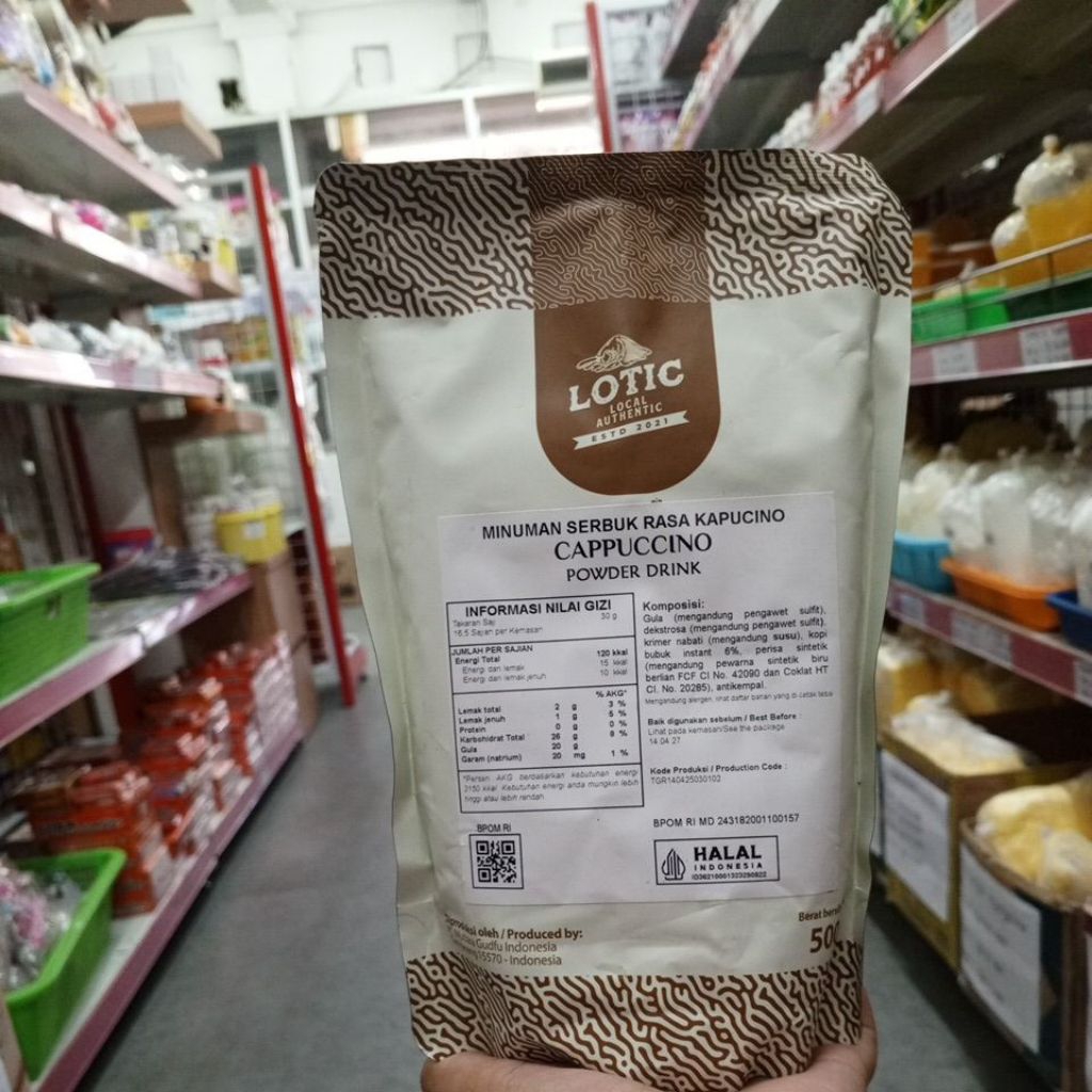 

LOTIC BUBUK MINUMAN RASA CAPUCINO 500G