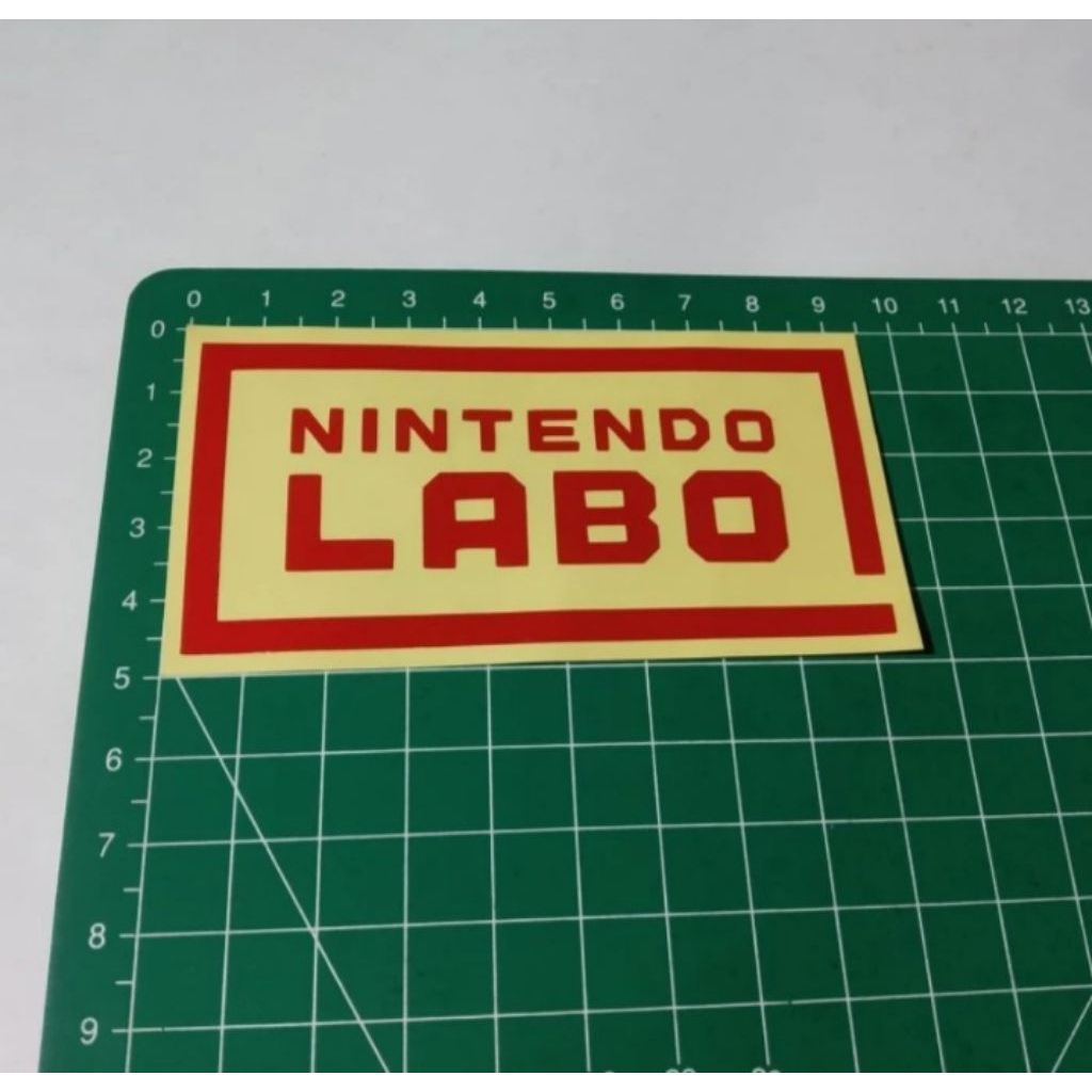 stiker cutting Nintendo labo