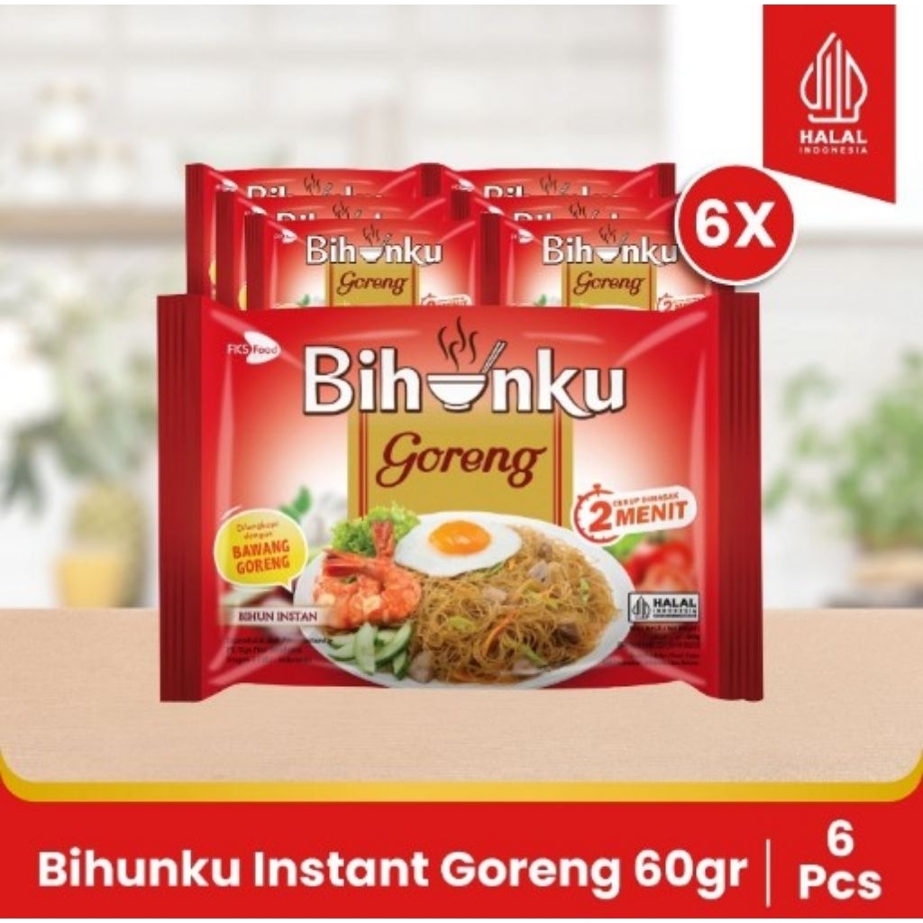 

Paket Bundling - Bihunku Instant - Goreng - 60gr - 6pcs