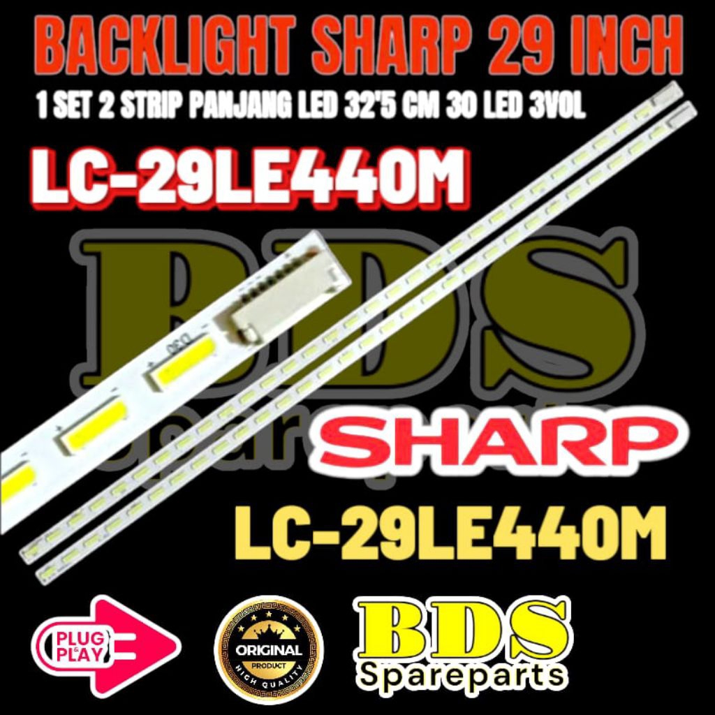 BACKLIGHT TV SHARP 29 INC LC-29LE440M LAMPU BACKLIGHT TV SHARP LC29LE440M