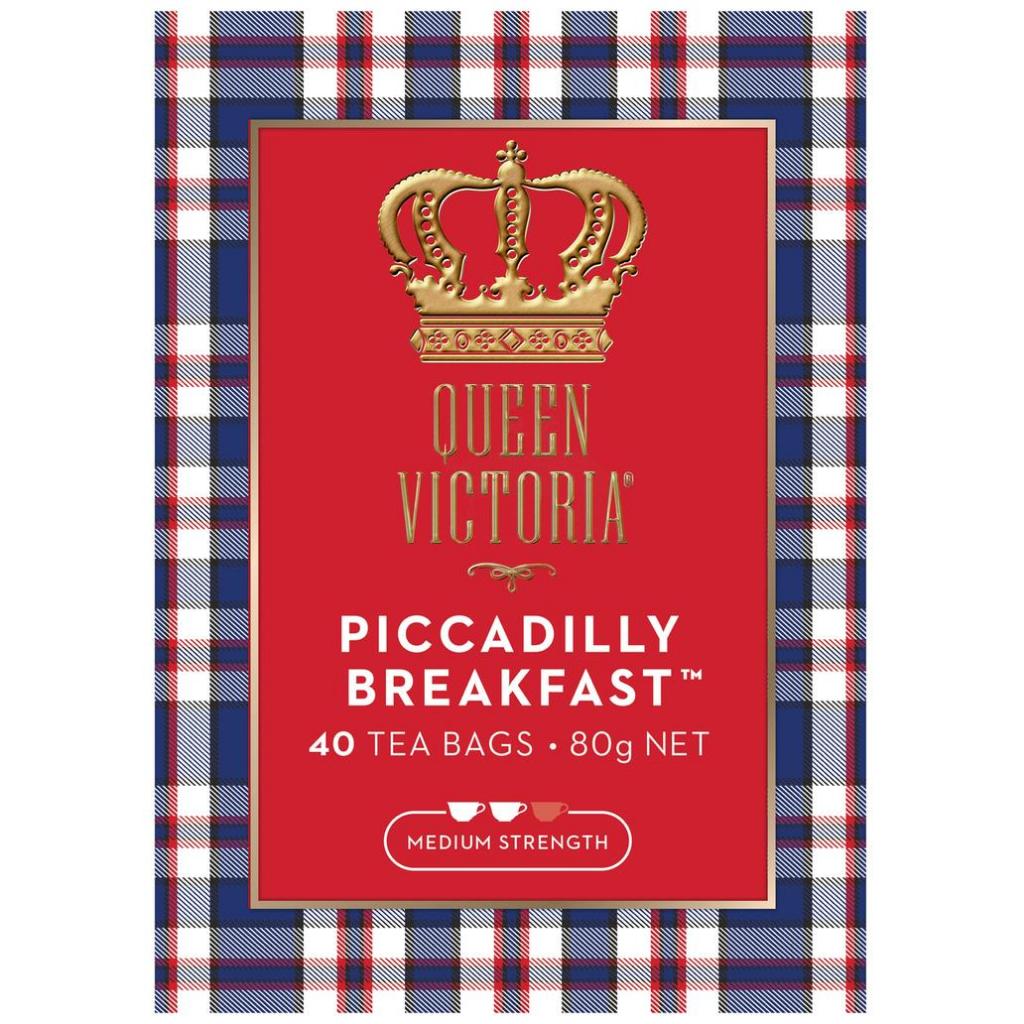 

Teh Queen Victoria Piccadilly Breakfast 40 Tea Bags 80 gr