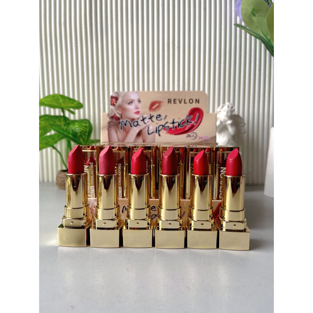 [PER BOX] LIPSTIK REVLON MATTE / Lipstik revlon H/s 606