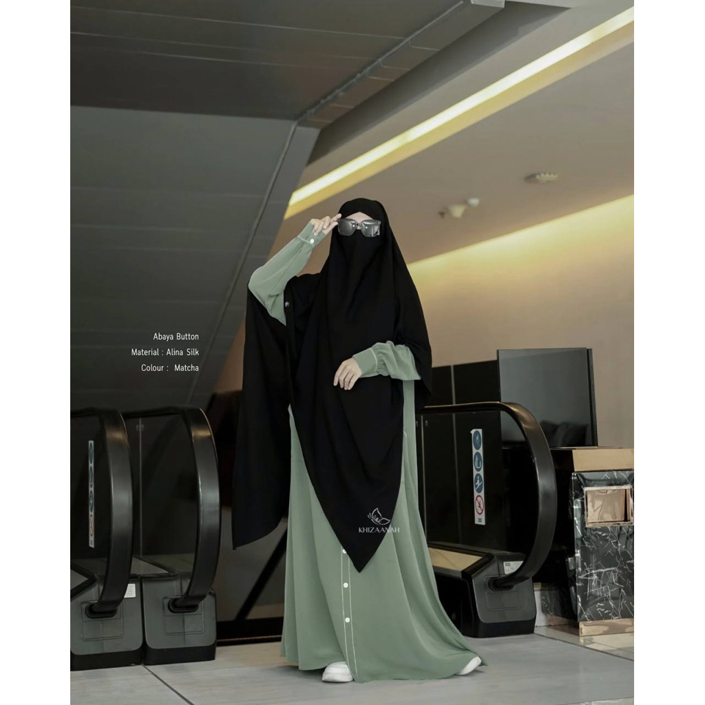 Button Line Abaya & FK LULA | FK CALLA by Khizaanah Sunah | Gamis kancing | Fk jumbo | Fk lancip