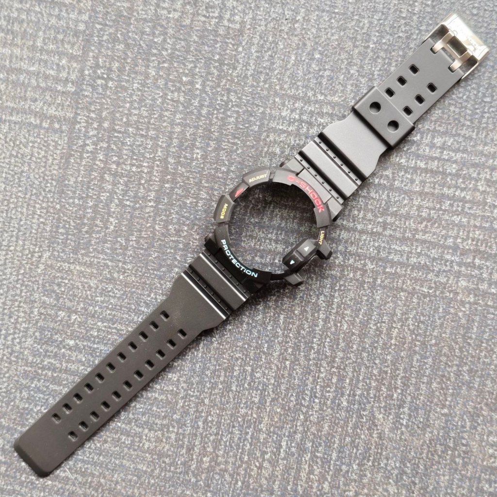 GA 400 STRAP BEZEL BNB GSHOCK G SHOCK GA400 GBA 400 SOLID BLACK HITAM