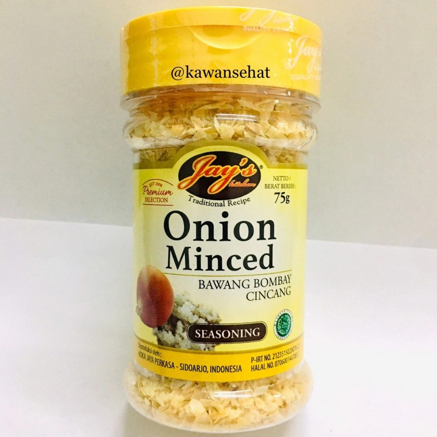 

[oddsolshop] pekanbaru/Jays Onion Minced 75GR Bawang Bombay Cincang Bombai Seasoning Bumbu Masak