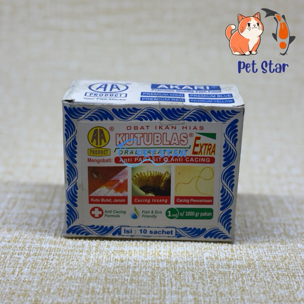 Kutu Blas Obat Ikan Hias / Obat Ikan Kutublas Anti Kutu Anti Parasit