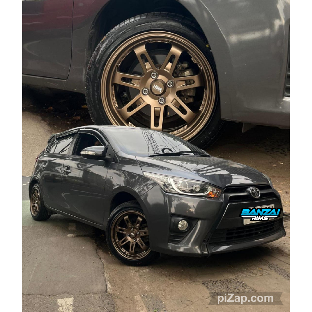 Paket Velg Dan Ban Mobil Toyota Yaris Menggunakan Velg HSR DAIMON Ring 16 l Harga Termurah