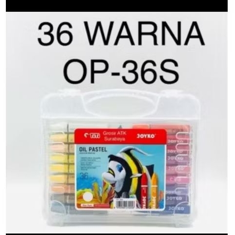 

Joyko Crayon Oil Pastel OP-36S 36 Warna (crayon minyak)