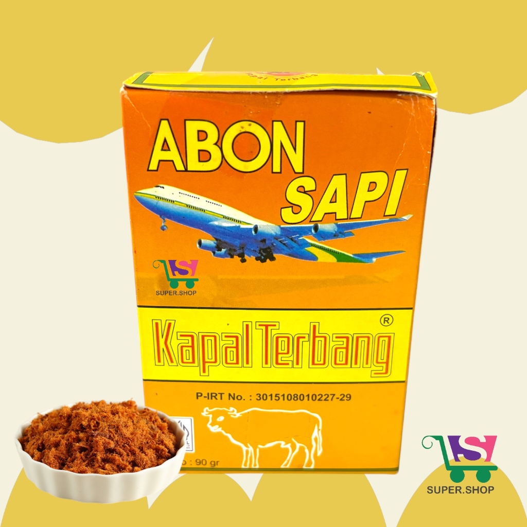 

Abon Sapi Kapal Terbang 90 Gram