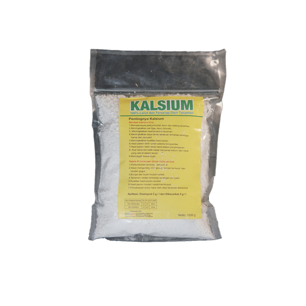 Kalsium Nitrat Murni Ca(NO₃)₂ – Pupuk Daun Buah & Sayur