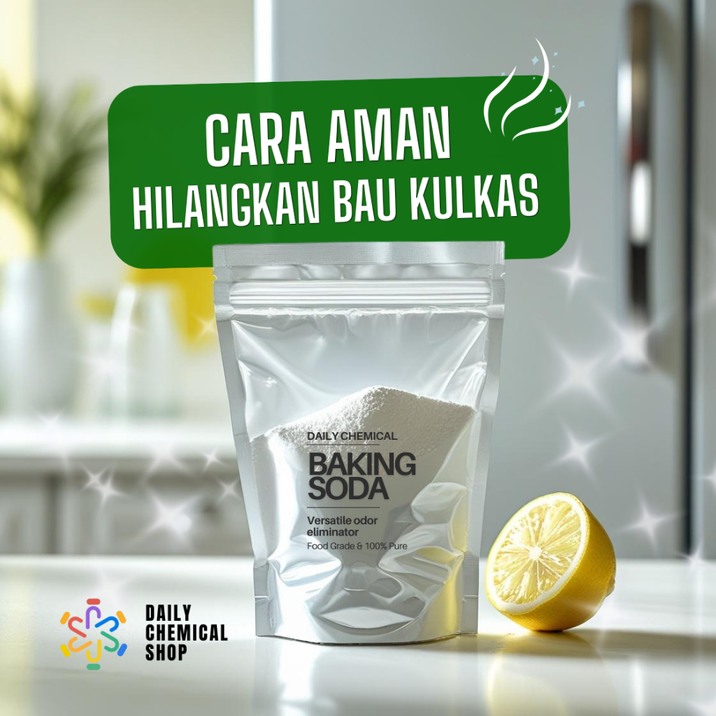

Penghilang Bau Kulkas Pakaian Sodium Bicarbonate Soda Kue Baking Soda 1kg