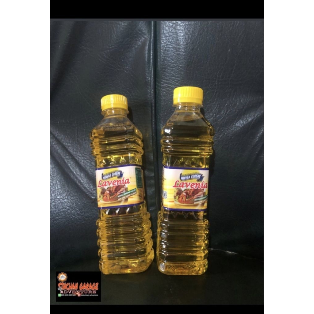 

minyak goreng 400ml kemasan botol lavenia