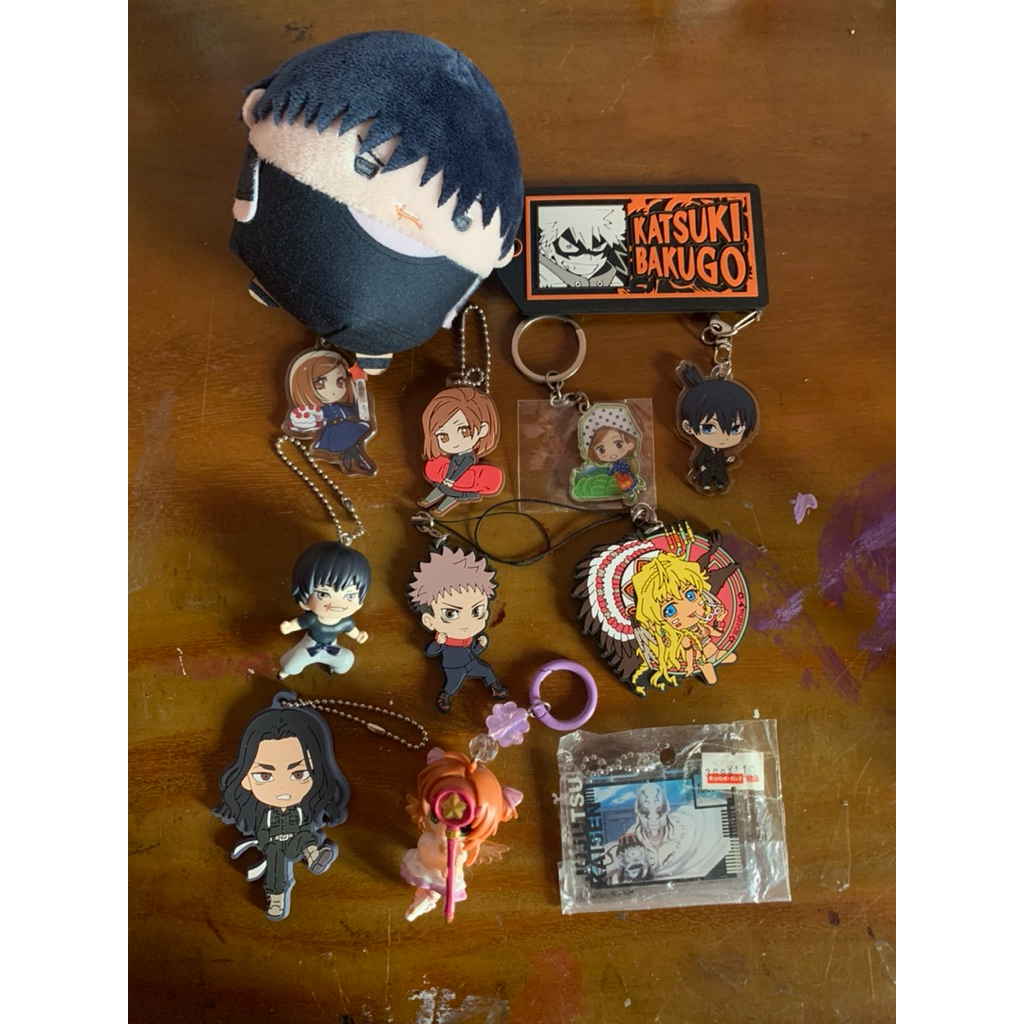 TRINKETS GANCI MERCH ANIME JJK-MHA-TOKREV