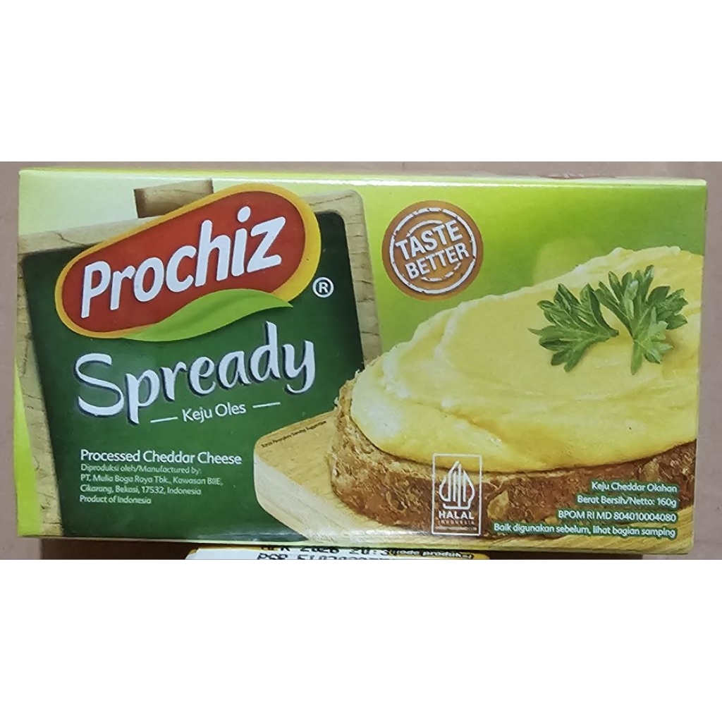 

Prochiz Spready Keju Oles Cheddar Olahan 160g