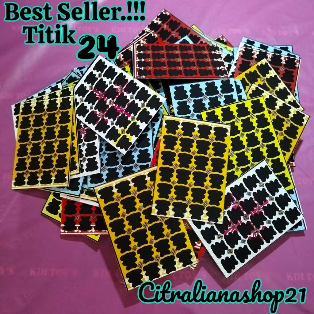 GOSOKAN BOM TENGKORAK TITIK 24 ISI 1000 KUPON GOSOKAN BOM MAINAN BERHADIAH