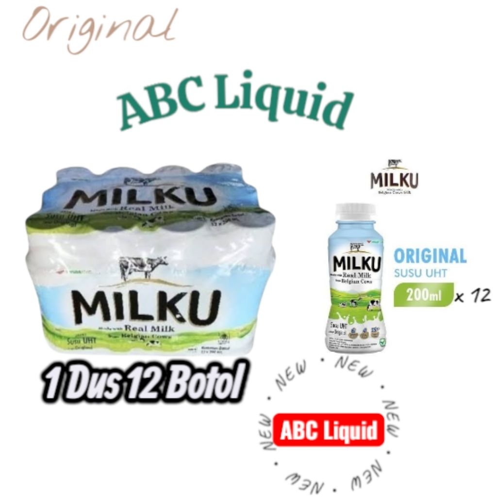 

Milku Susu UHT 200 ml dari wingsfood 1dus 12 botol