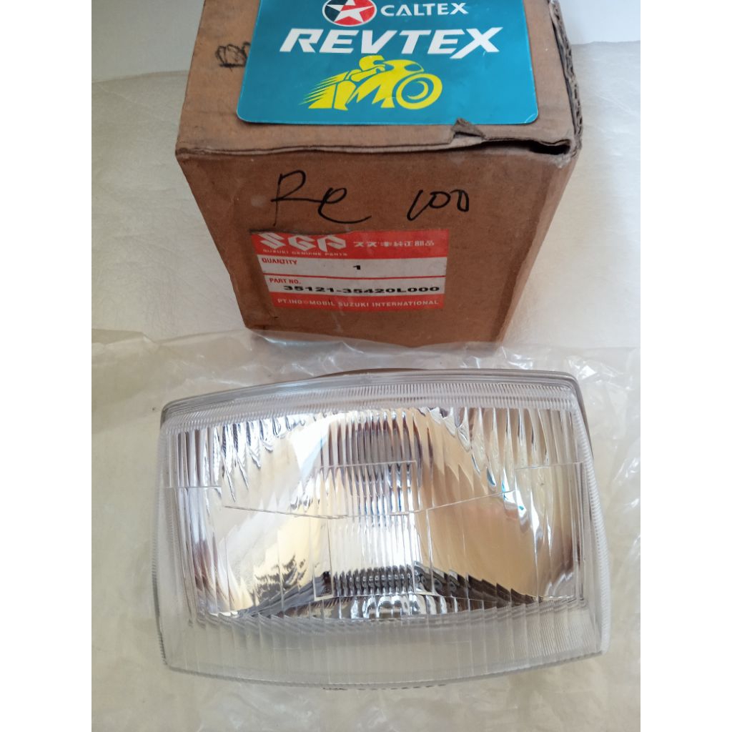 reflektor lampu depan Suzuki rc80 rc 80 rc100 rc 100 bravo spirit dk ORI original Suzuki Sgp nos