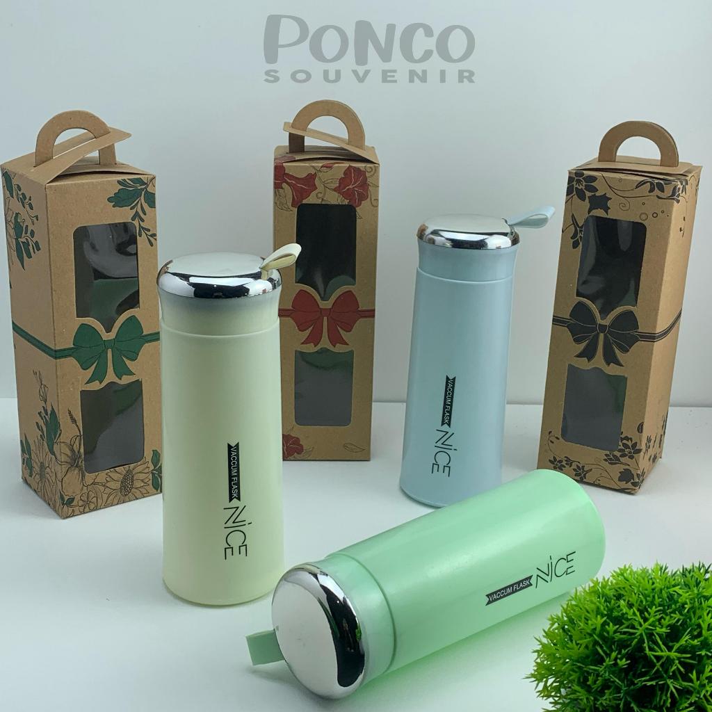 Botol/ Tumbler Nice Kemasan Box Kraft Tenteng